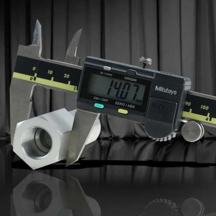 Pied à Coulisse Numérique 150 Mm (6") En Acier Inoxydable - Précision 0,01 Mm - Sans Pile