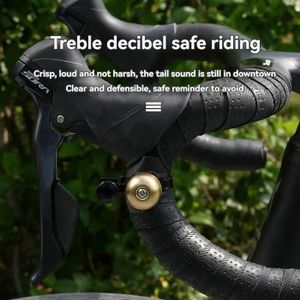Sonnette De Vélo Noire – Son Clair, Matériaux Durables, Facile à Fixer, Compatible Avec Tous Les Vélos