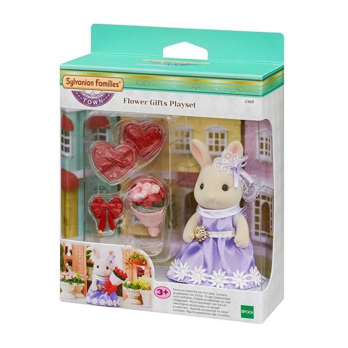 Sylvanian families-la grande maison éclairée mini poupées et accessoires,  5480 & 3144 - famille lapin crème - mini poupée - Cdiscount Jeux - Jouets