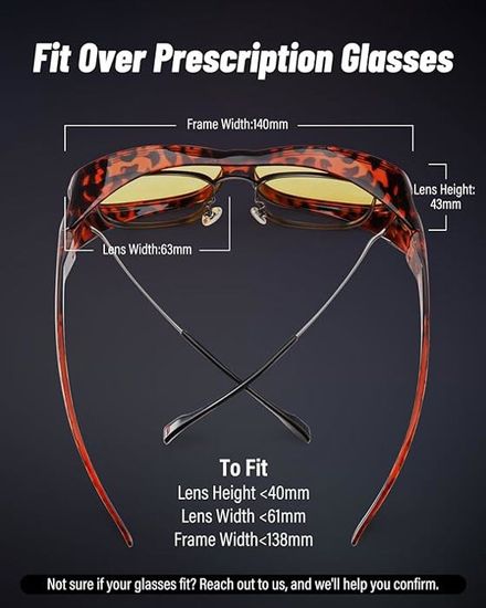 Bloomoak Lunettes De Nuit Polarisées, Protection UV 400 Anti