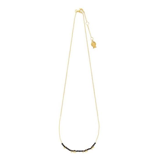 Collier Vintage Années 80 Clio Blue En Argent 925 Avec Perles - Longueur 53 Cm Max - Occasion