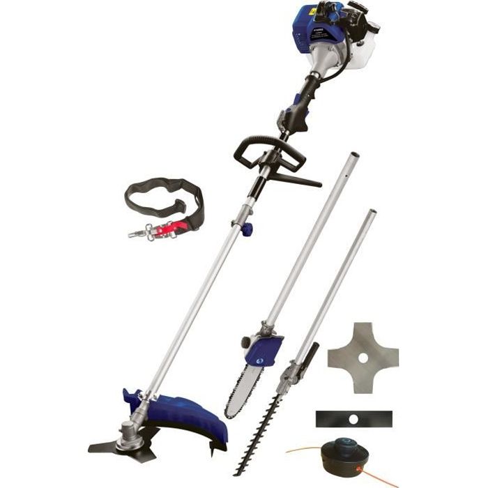 Hyundai Debroussailleuse Multifonction Thermique 6 En 1 33 Cc Taille Haies Coupe Bordures Elagueuse Debroussailleuse Cdiscount Jardin