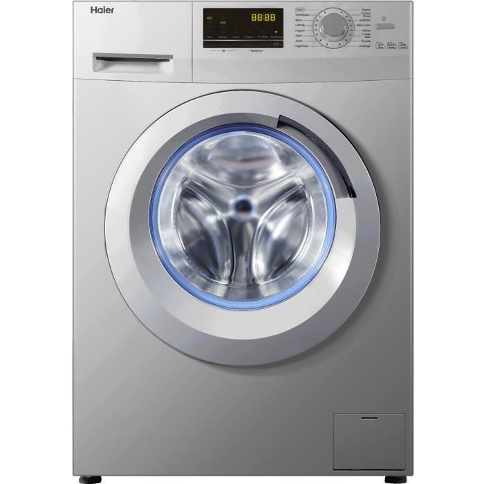 Haier - Avec ses 12 kg de capacité : 8 + 4 kg en lavage et 4 kg en