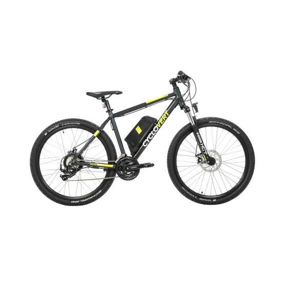CYCLOVERT Vélo VTT Éléctrique Cyclosport  VAE Alu 27,5 - 21 vitesses Shimano- batterie lithium-ion 11Ah