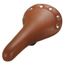 Vaorwne Selle de Velo Retro en Rivet Selle du Velo Siege du Velo en Rivet 27 x 15,5 cm Marron