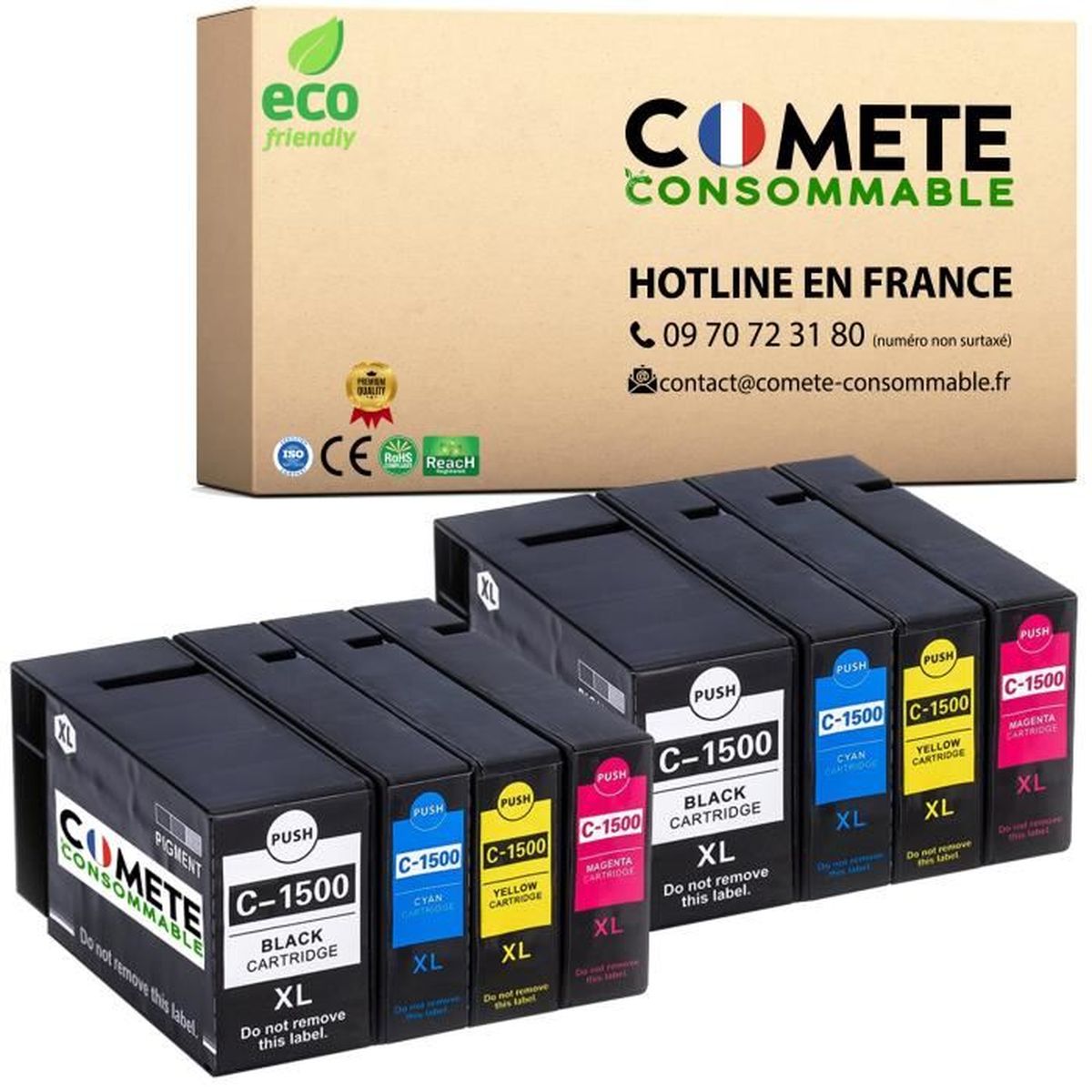 Cartouche D'encre Nopan-Ink - X10 Cartouche Compatible Pour CANON 580