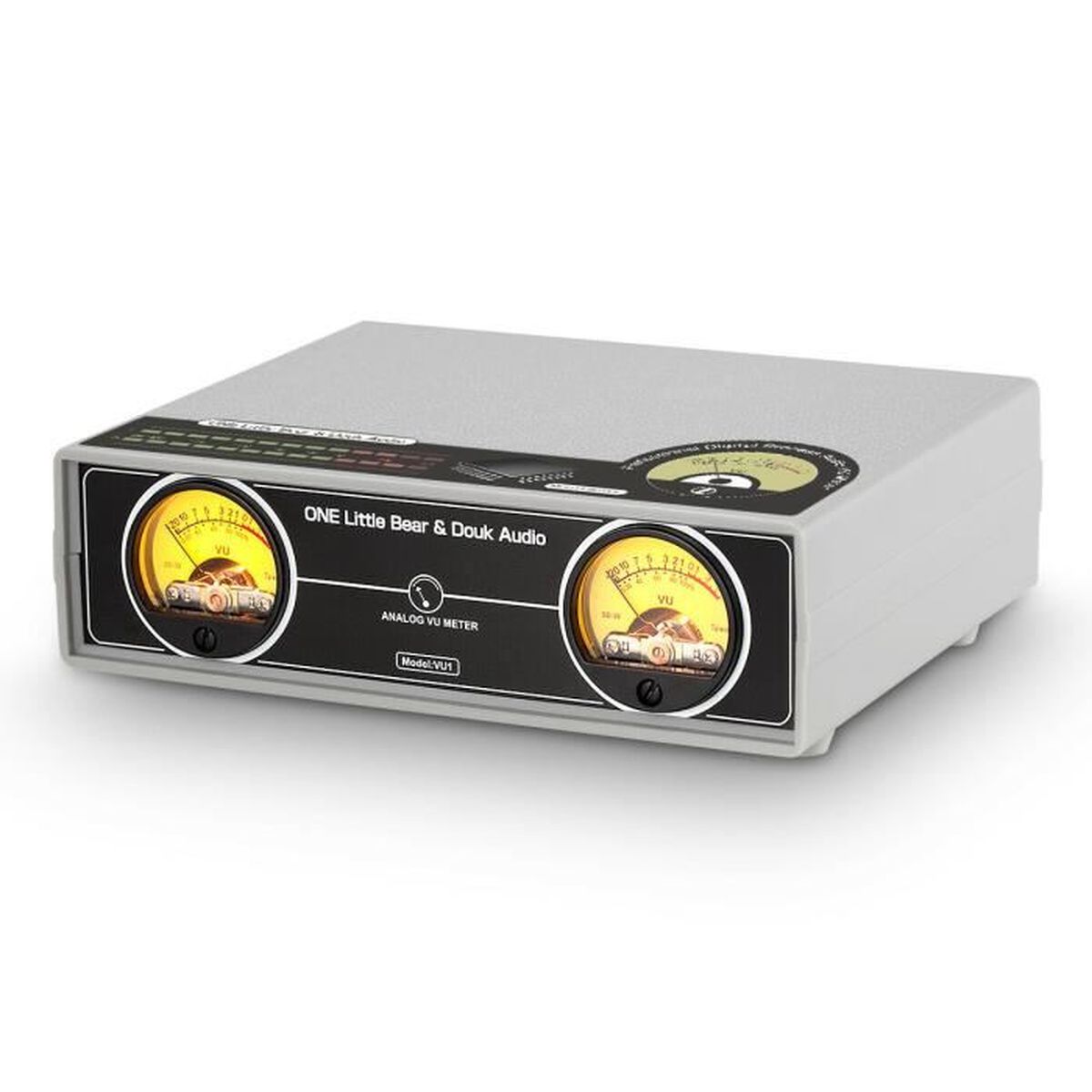 VU-mètre Analogique Douk Audio VU22 – Double Affichage Pour Audio – Entrée RCA, 3,5 Mm, Micro – Alimentation USB-C
