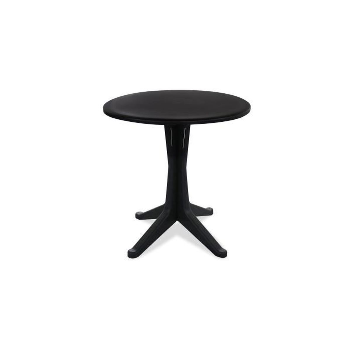 Table de jardin ronde en plastique Gris Achat / Vente table de jardin