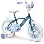 Vélo 16″ Disney La Reine des neiges par Huffy, pour enfant de 5 à 7 ans, bleu