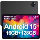 Tablette tactile DOOGEE U11 Android 15 Unisoc T606 Batterie 8580mAh 11 pouce ips 90Hz, 16Go + 128 Go Widevine L1 WiFi6 - Noir