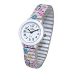 MONTRE FEMME EXTENSIBLE ELASTIQUE UNI MAUVE MODE ERNEST PARIS BCBG GIRLY