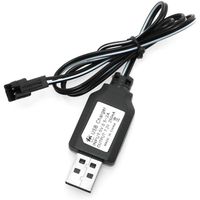 YUNIQUE FRANCE 1 pièce Câble de chargeur USB SM-2P 250mAh Sortie RC Voiture pour batteries 7.2V Ni-Mh