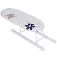 Fdit Mini table à repasser Mini planche à repasser manche pliable poignets colliers table à repasser pour voyage à domicile