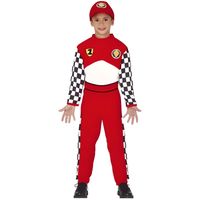 Déguisement Pilote Formule 1 Enfant - Rouge - Sport - Pompier Cuis Astro