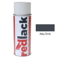 Redlack Peinture aérosol RAL 7015 Brillant multisupport