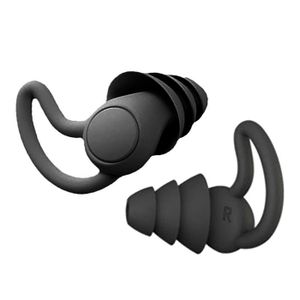 CASQUE - ANTI-BRUIT Bouchons d'oreille anti-bruit à trois couches CIKONIELF - Noir
