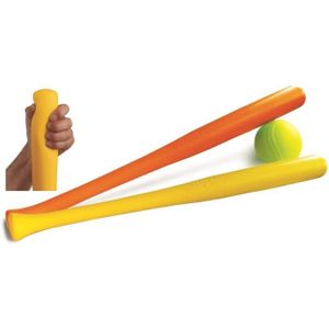 BATTE DE BASEBALL Batte de baseball DOM Sports Supersafe - jaune/orange - 71 cm