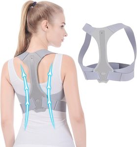 PROTÈGE-DOS Correcteur de Posture Réglable, Redressage de Colonne Vertébrale et Posture, Ceinture dorsale femme
