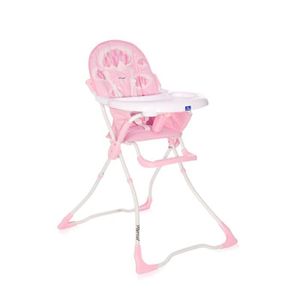 CHAISE HAUTE  Chaise Haute pour bébé MARCEL  Lorelli rose