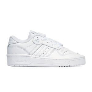 BASKET Chaussures Adidas Rivalry Low IF5244 - Femme - Blanc - Lacets - Synthétique