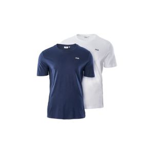 T-SHIRT T-shirt FILA Brod Tee Dubble Pack Blanc,Bleu marin