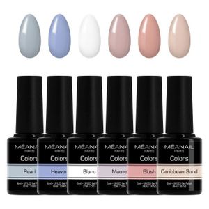 VERNIS A ONGLES COFFRET ORIGINELLE • 6 VERNIS SEMI PERMANENT • Ver