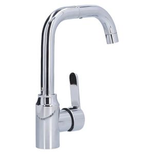 ROBINETTERIE SDB ZER- robinet rotatif Robinet de lavabo en acier inoxydable G1/4 robinet d'eau de lavabo universel chaud et froid rotatif pour
