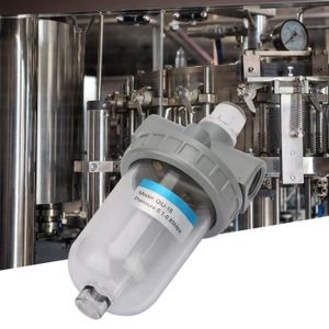 COMPRESSEUR VBESTLIFE Lubrificateur pneumatique Régulateur de filtre de séparateur de lubrificateur de compresseur de source d'air auto filtre