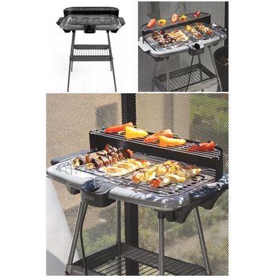 Barbecue électrique portable sans fumée Barbecue intérieur Table de cuisson pour barbecue avec 5