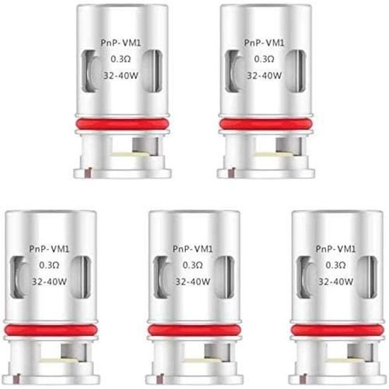 5er VOOPOO PnP Vape Resistance Coil PnP-VM1 Coil pour le kit Voopoo Vinci  VINCI R VINCI Mod Trio Drag Baby sans nicotine - Cdiscount Au quotidien