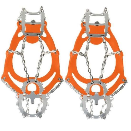 Crampons Anti-dérapants Pour Chaussures - 11 Pointes Acier, Taille 38-43 EU, Pour Neige Et Glace