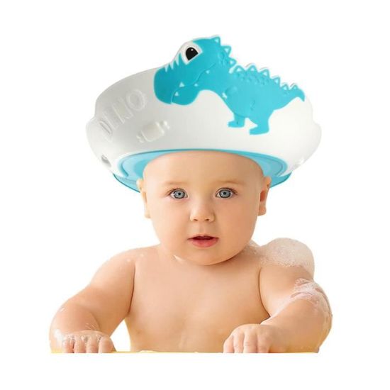 FUNUPUP Chapeau De Douche Bébé Mignon - Visière De Bain Réglable En Forme De Couronne, Protège Yeux Et Oreilles (Rose)