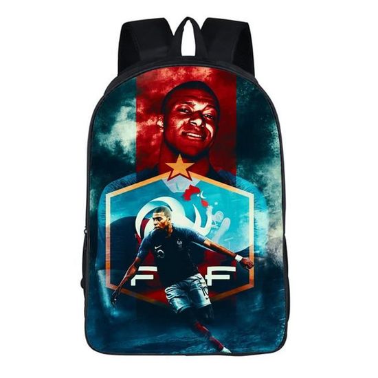 Kylian Mbappe FFF PSG Sac a dos etoile de football cartables adolescents sac a dos Cdiscount Bagagerie Maroquinerie