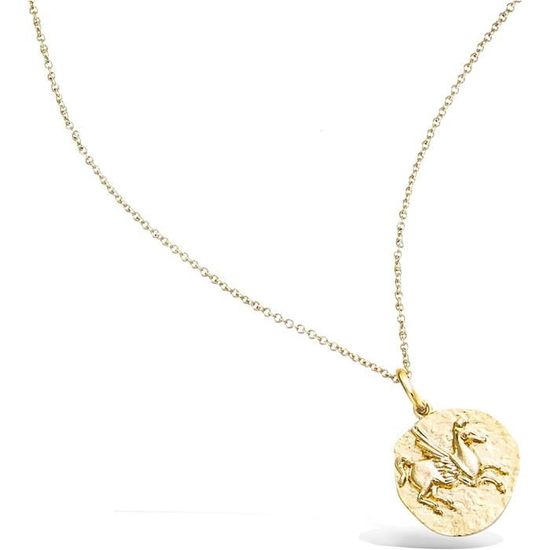 Collana Tata Gisèle Placcata Oro Con Ramo Di Alloro, Lunghezza 42 Cm, Chiusura Moschettone, Con Sacchetto Regalo Incluso - 4