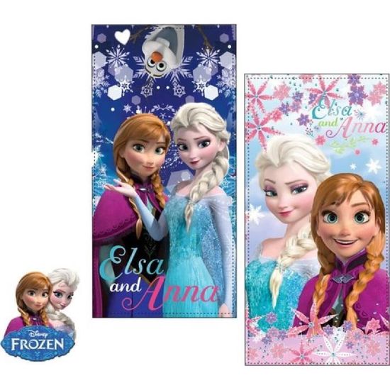 Serviette de bain Frozen La Reine des Neiges Disney 100/% coton