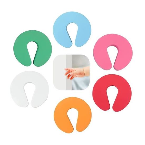 ZEPIQOR Lot De 6 Serrures De Sécurité Pour Portes Bébé - Bloc Porte Enfants Et Petproof, Protection Poignées Et Fenêtres Pour Tout-Petits