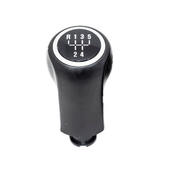Pommeau De Levier De Vitesse En Cuir Noir ICT Pour Opel Astra H / GTC (2004-2010) - 5 Vitesses - Neuf