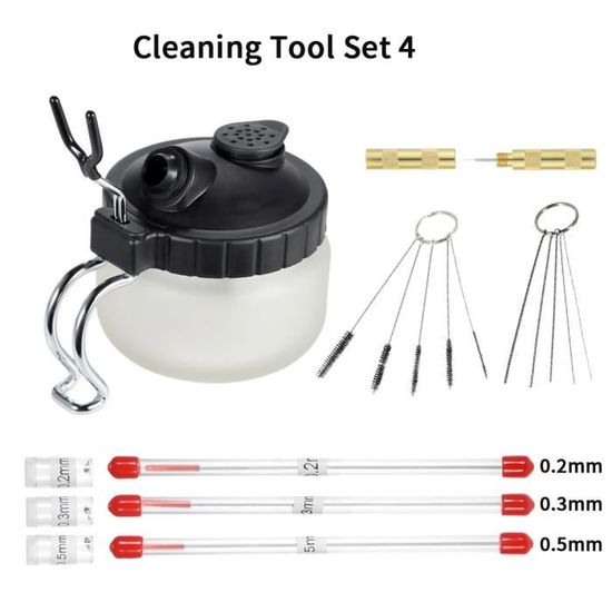 Kit Nettoyage Aérographe 3-en-1 VidaXL – Station Lavage Avec Emballage D'origine