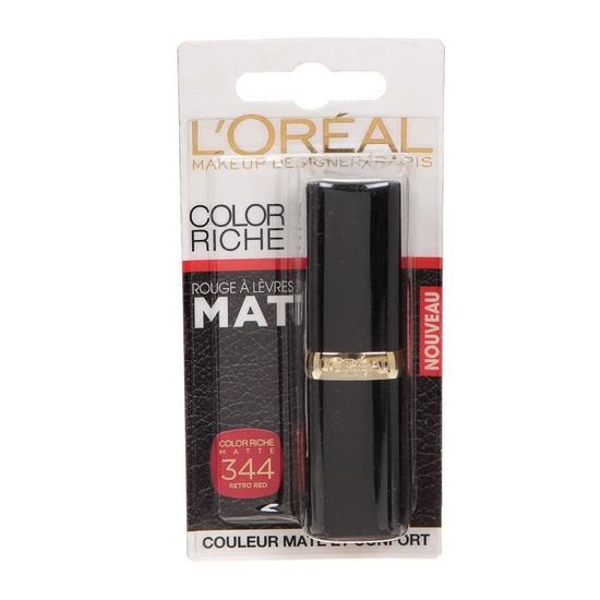 Maybelline Age Perfect Lippenstift – 344 Crimson Red, Mit Pflegekern Aus Jojobaöl & Pro Vitamin B5