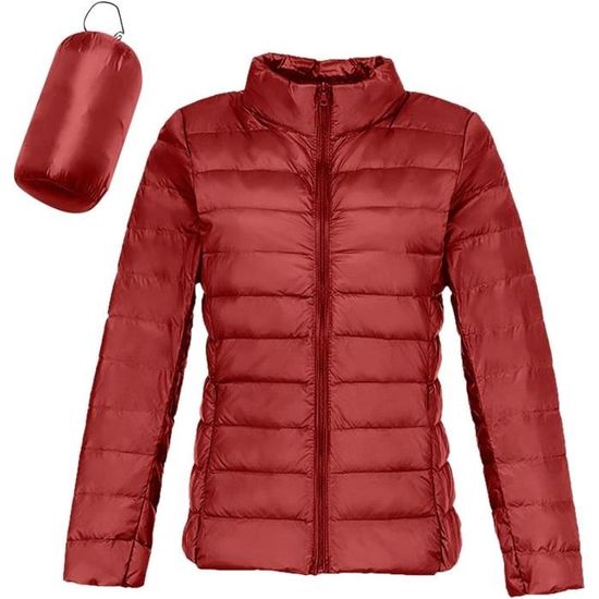 Doudoune Légère Femme Avec Capuche - Chaude, Compressible Et Idéale Voyage !