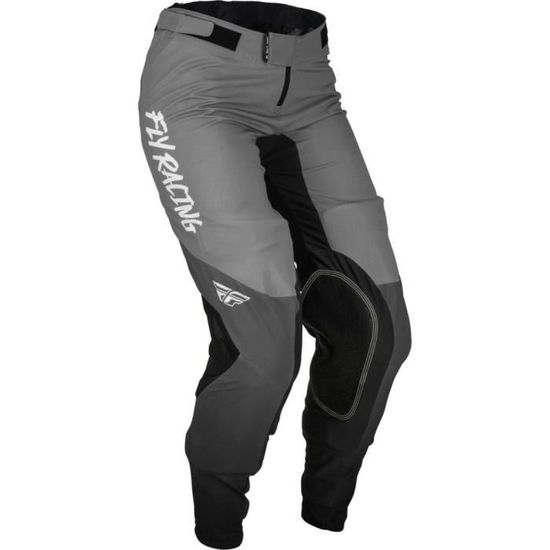 Pantalon cross Fly Racing Lite grey/black - Équipement Cross sur La Bécanerie