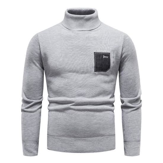 Pull Col Roulé Homme COOFANDY - Tricot Classique, Mélange Doux - Pour Automne/Hiver - Bureau, Sortie, Élégant Décontracté