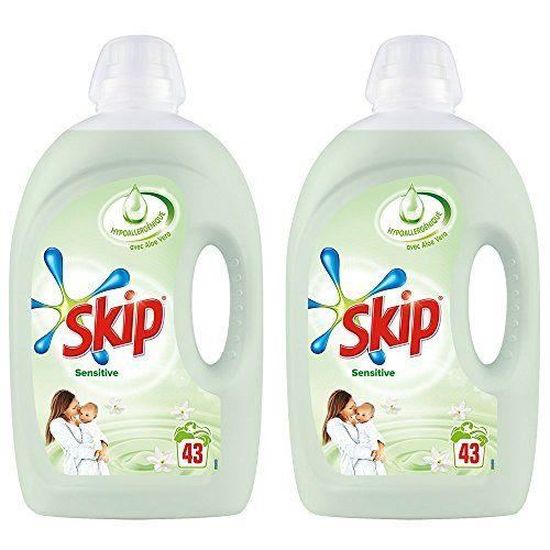 Skip Lessive Liquide Sensitive Peaux Sensibles Bebes 43 Lavages 3 01 L Lot De 2 Cdiscount Au Quotidien Skip Lessive Liquide Sensitive Peaux Sensibles Bebes 43 Lavages 3 01 L Lot De 2 Cdiscount Au Quotidien