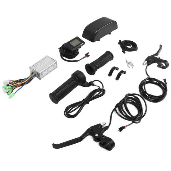 Kit De Conversion électrique 30A Pour Vélo – Contrôleur + Accélérateur + Frein, 36V/48V