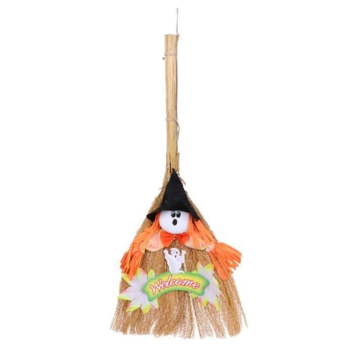Witch Broom Cosplay Prop Reed Resin Party Costume Accessories OBJET DE ...