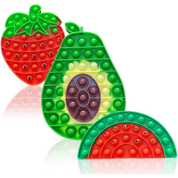 EKKONG Pop Bubble Fidget – Jouet Sensoriel En Silicone Pour Soulager Stress Et Anxiété, Enfants Et Adultes, 19x20,5 Cm !