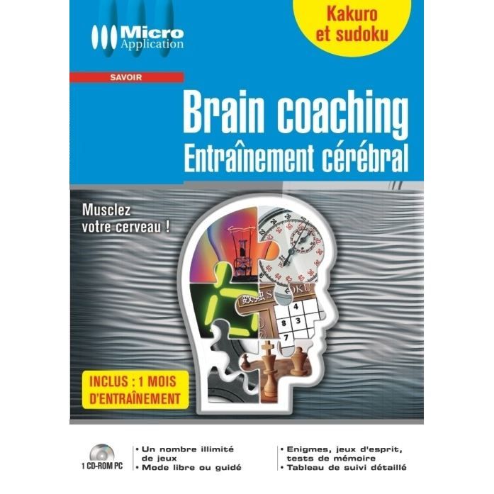 Micro Application Brain Coaching Entrainement Cerebral / PC Cd-Rom