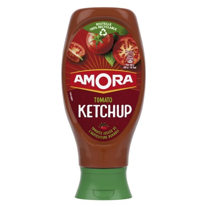 AMORA Ketchup Nature Flacon Souple - 550 g