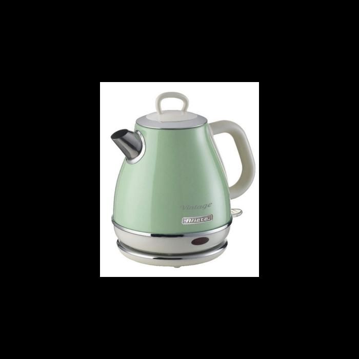 ARIETE Bouilloire Electrique 1L sans fil 1630W vert Design Vintage Rétro Vert