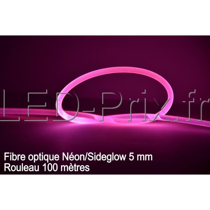 Fibre optique néon/side glow-Rouleau 100 mètres